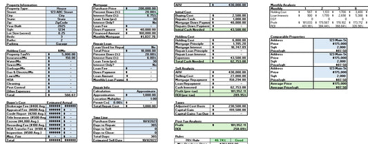 Fix and Flip Calculator